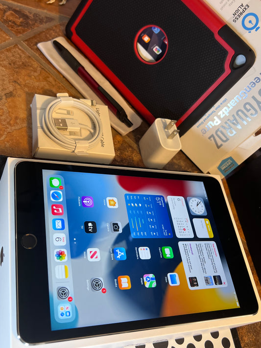 Apple iPad mini 4 (128gb) Wi-Fi Needs Repair (A1538) PARTS ONLY {iOS15}90%  PARTS ONLY: Wi-Fi Won't Connect (Still Access Main Menu)/ Original Home-Button (Touch-ID Works)/ All-Original Apple(Product)/ 100% OEM Retina Display *~* 60 Day Warranty on all my Apple (Products) ~_~ FAST SHIPPING ~*~ 2-Day Delivery +=+ FREE RETURNS *~*  https://tek3mk.com/products/apple-ipad-mini-4-128gb-wi-fi-needs-repair-a1538-parts-only-ios15-90