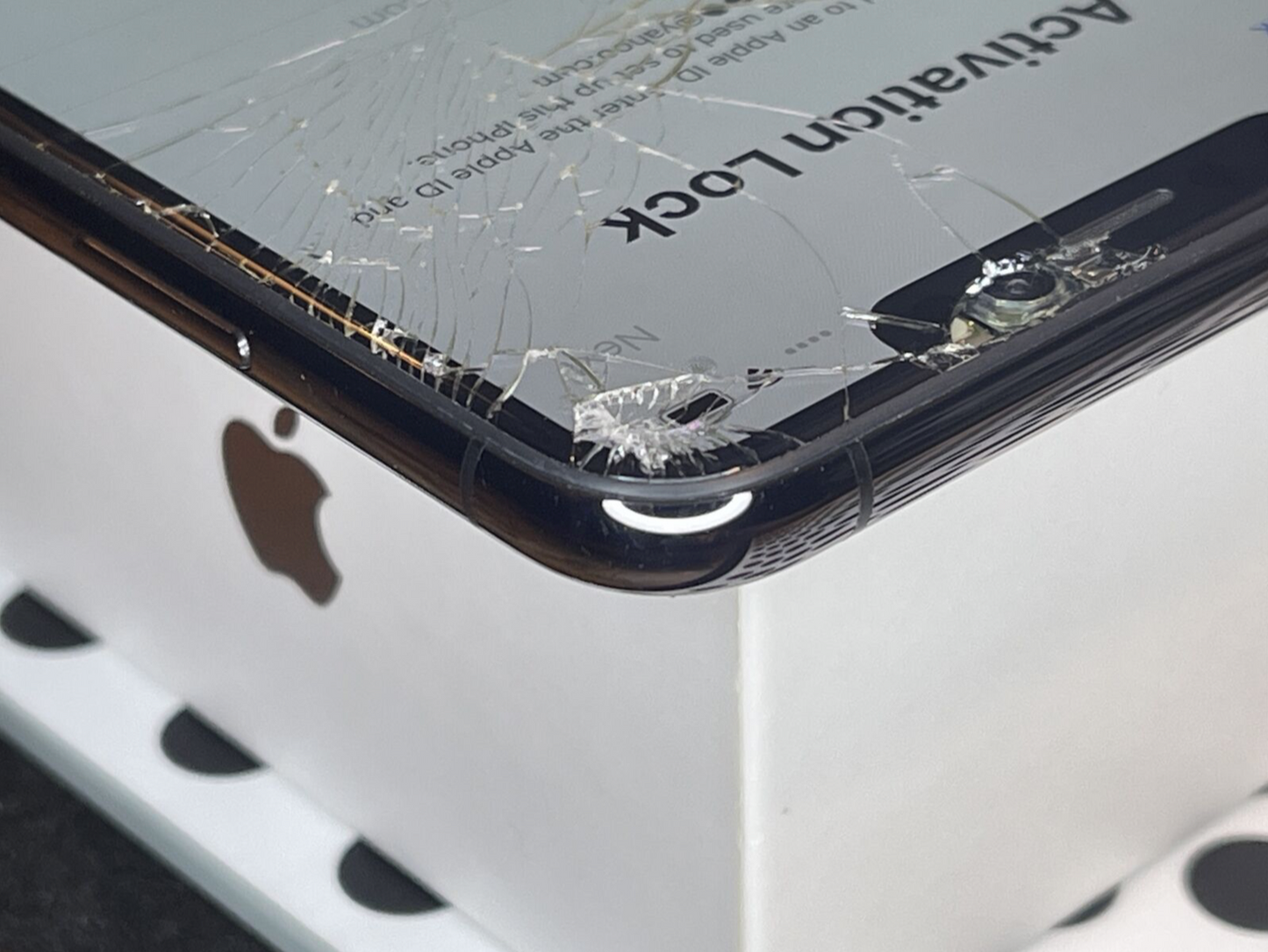 Apple iPhone XS MAX (64gb) T-Mobile/ Metro (A1921) Fractured {iOS14}95% FMI-ON