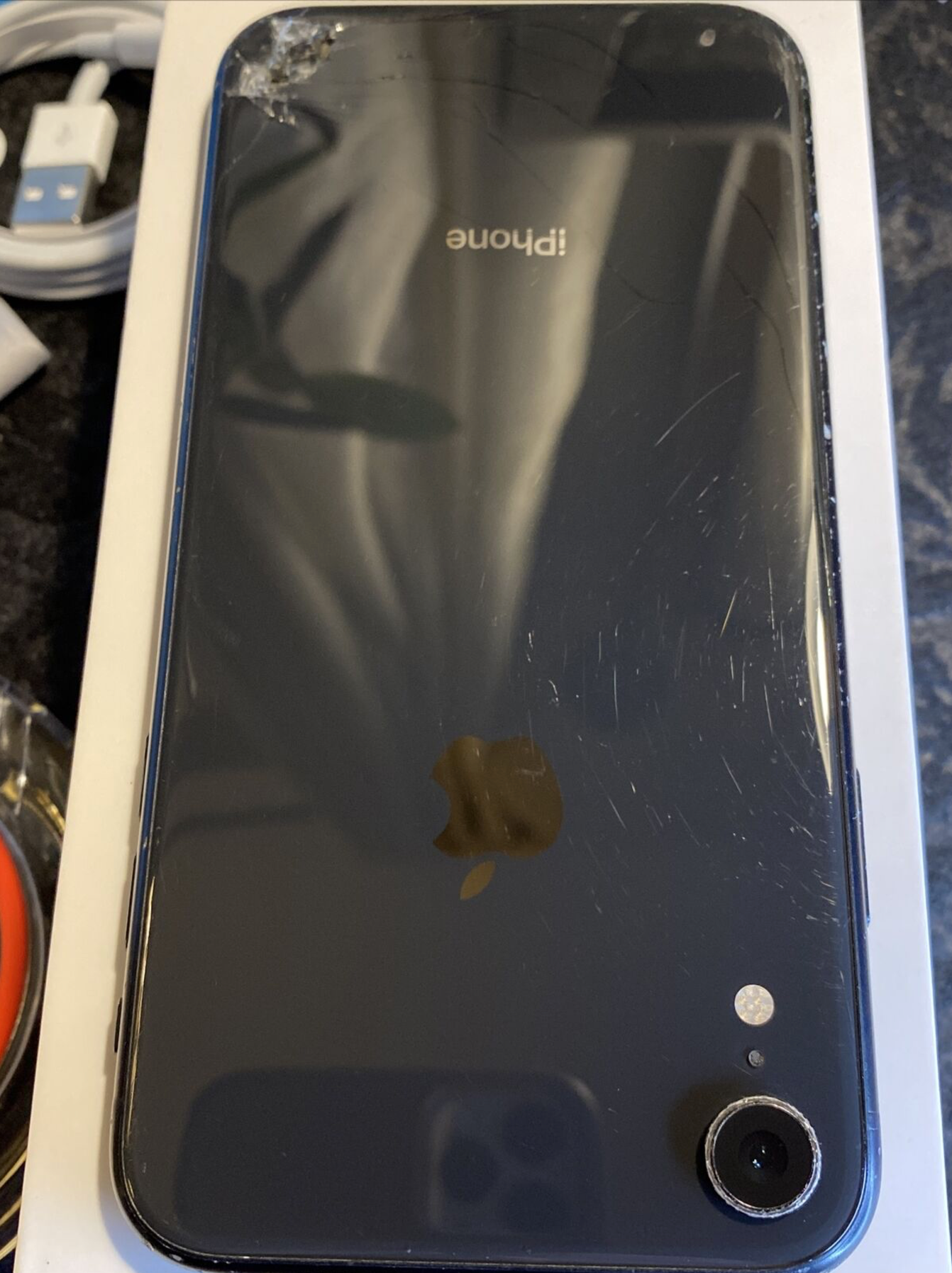 Apple iPhone XR (64gb) Check IMEI (A1984) Black {FMI-ON}89% Retina Display: PARTS