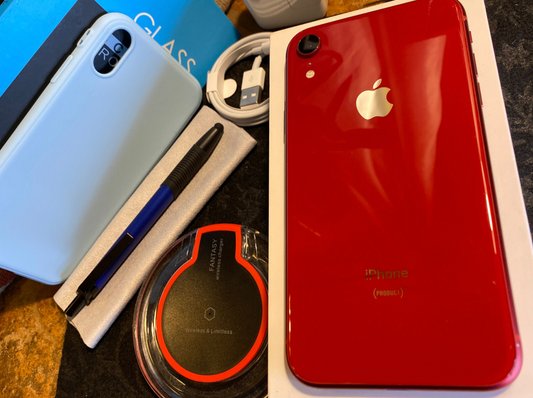 Apple iPhone XR (64gb) T-Mobile/ Metro (A1984) PRODUCT RED {iOS13}91% LCD Repair {JailBroken}