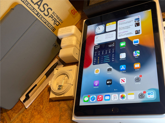 Apple iPad 5th gen (32gb) Wi-Fi (A1822) Space Grey {iOS15.2} 95% MiNT