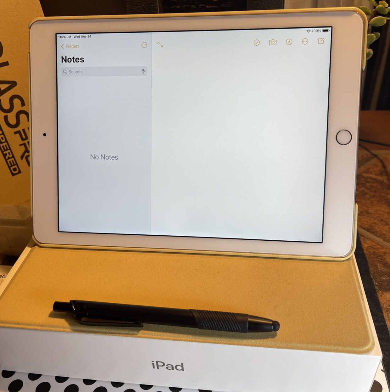 Apple iPad Air 2 (16gb) WiFi (A1566) 9.7in Gold {iOS14.7.1} 89% Pristine Display MiNT