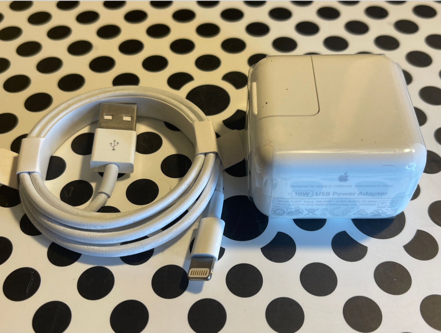 Apple 12w USB Plug & Lightning Charging Cable Cord {OEM Sealed} iPhone Pro iPad