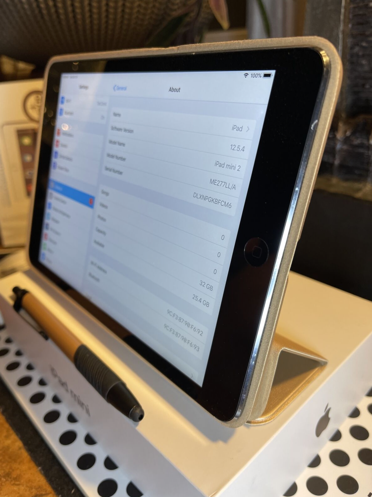 Apple iPad mini 2 (32gb) WiFi (A1489) 7.9in: Space Grey {iOS12}94% MiNT