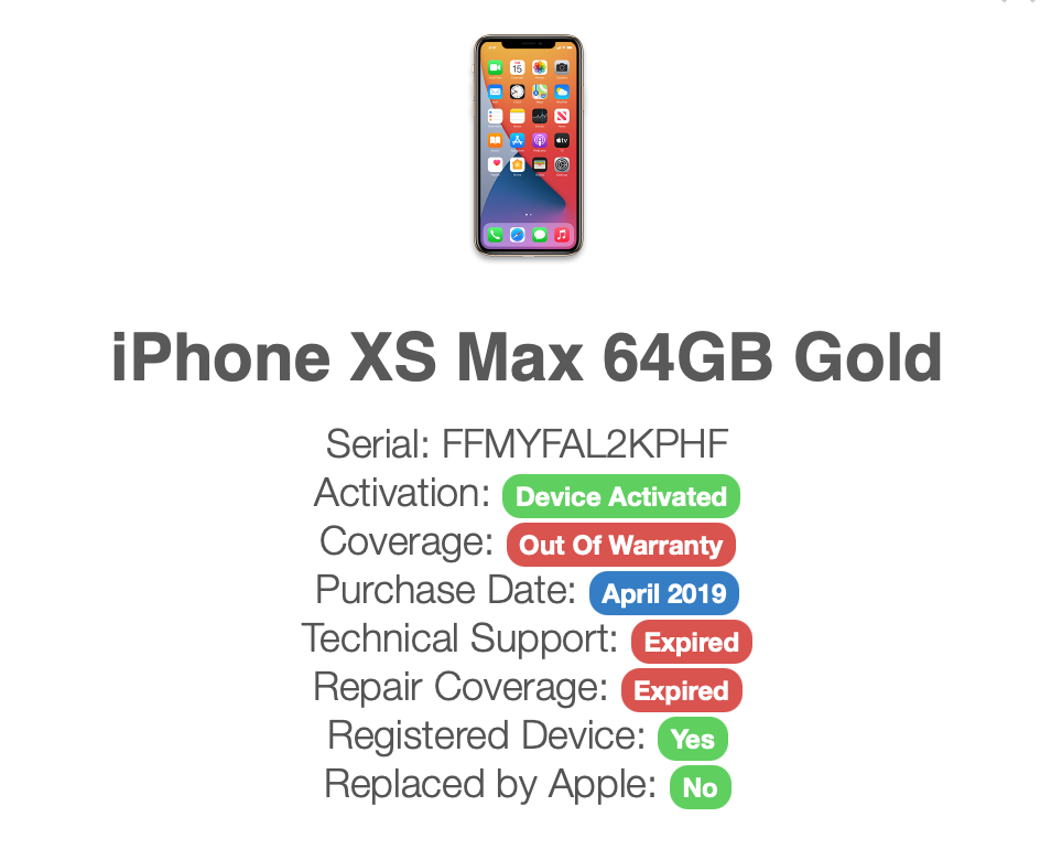 Apple iPhone XS Max (64gb) Unlocked (A1921) Gold {iOS14}92% JailBroken