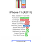 Apple iPhone 11 (64gb) World-Unlocked (A2111) PRODUCT Red {iOS14}85% Refurbished