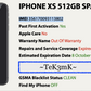 Apple iPhone XS (512gb) World Unlocked (A1920) Needs LCD Replacement {iOS14}89%