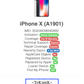 Apple iPhone X (64gb) World Unlocked (A1901) Space Grey {iOS15}78% No Face-ID