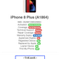 Apple iPhone 8 Plus (64gb) World Unlocked (A1897) Gold {iOS14} Art Deco ExTRAs