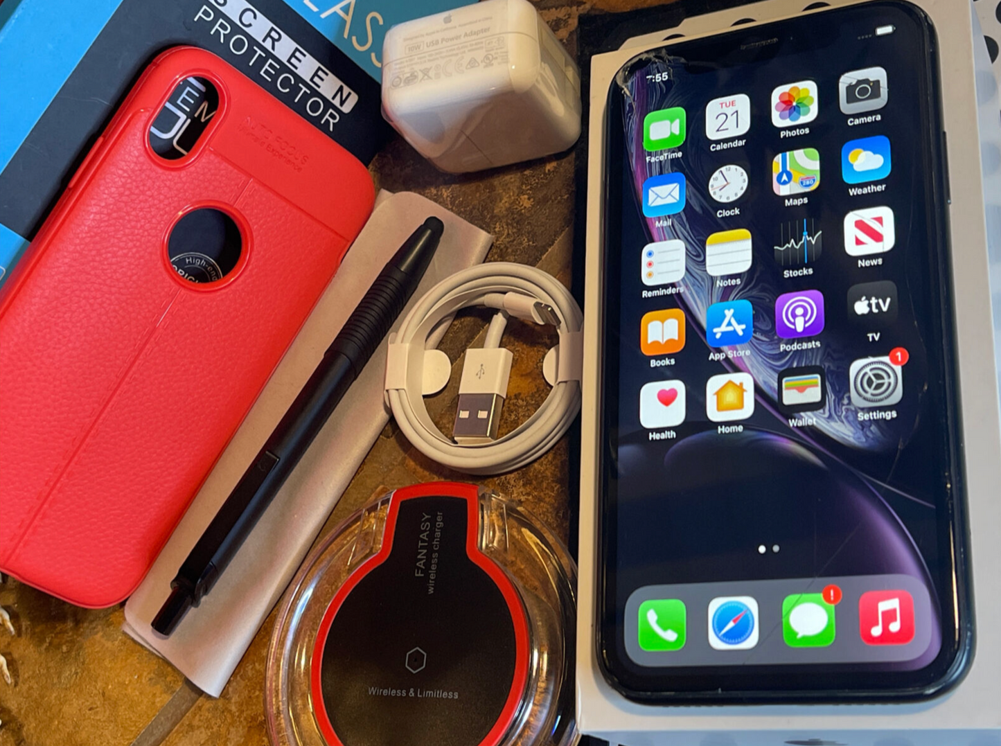 Apple iPhone XR (64gb) Check IMEI/ Outside USA (A1984) Black {iOS14}93% JailBroken