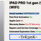 Apple iPad Pro 9.7in (32gb) Wi-Fi (A1673) Space Grey {FMI-OFF} LCD Damaged