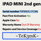 Apple iPad mini 2 (32gb) Wi-Fi (A1489) Space Grey: MiNT {iOS12}91% Fracture LooK