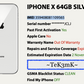 Apple iPhone X (64gb) World-Unlocked Verizon (A1901) LCD iSSue {iOS13}83% LooK!